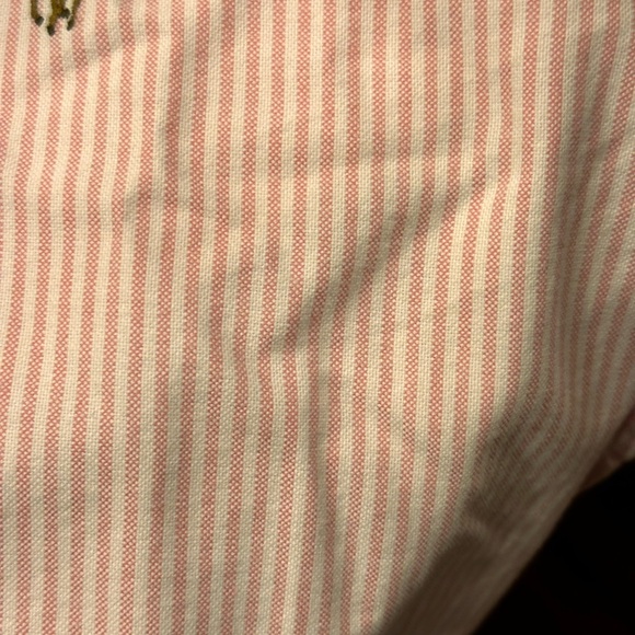Ralph Lauren Sport Button Down:  Slim Fit Pink Striped Size 8 - Picture 11 of 12